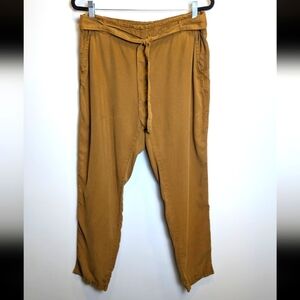 Sanctuary Khaki Paper Bag Pants Size Large